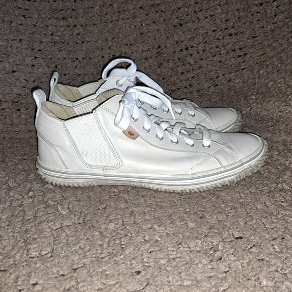SPINGLE MOVE-SPM-442 Gore-Off White Kangaroo Leather-Sz L-Women 9.5/Men 8.5-NM - Picture 5 of 9